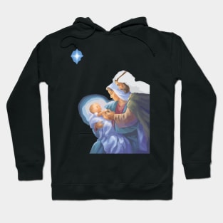 Birth Of Jesus Nativity Design Hoodie